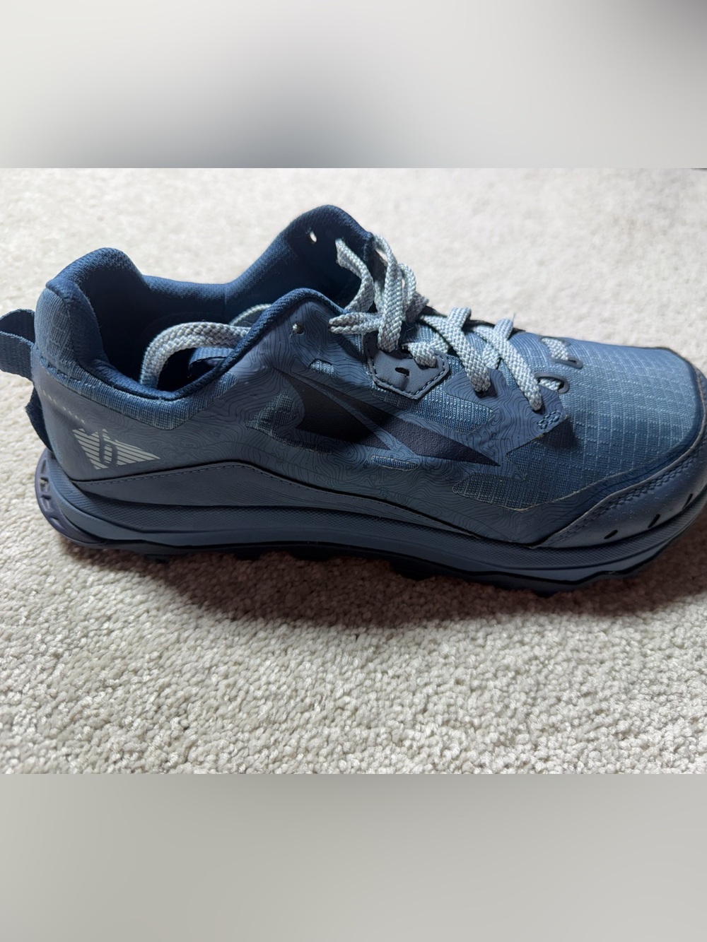 Altra Lone Peak 6 Womens 8 Blue Athletic Shoes Hiking Camping AL0A548E446